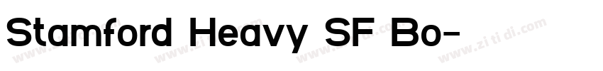 Stamford Heavy SF Bo字体转换
